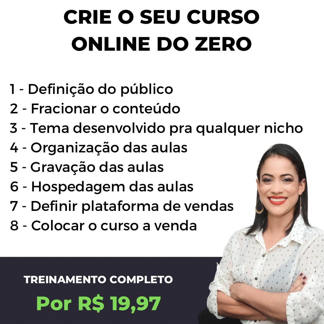 Treinamento completo pra quem deseja lançar seu primeiro curso on-line